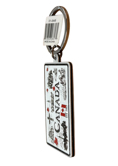 Canadian Double-sided Keychain