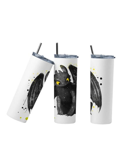 Toothless Black Dragon Cartoon Inspired Tumbler