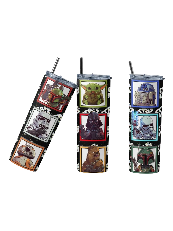 Star wars Grogu & Company Tv & Movie Inspired Sci Fi Tumbler