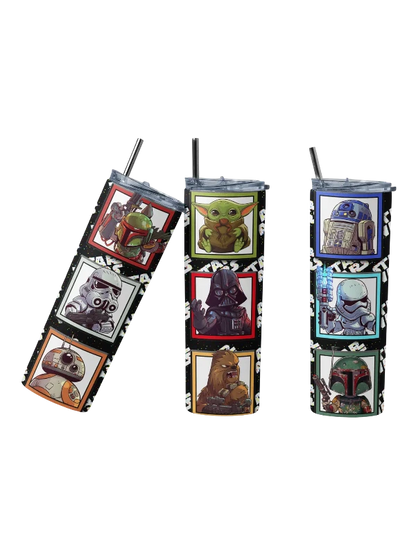 Star wars Grogu & Company Tv & Movie Inspired Sci Fi Tumbler