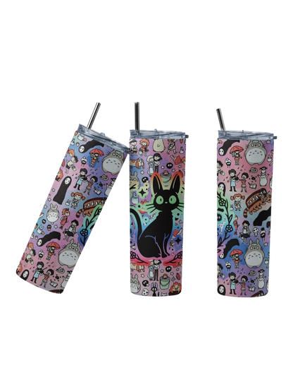 Gigi Cat and Company Anime Inspired Tumbler
