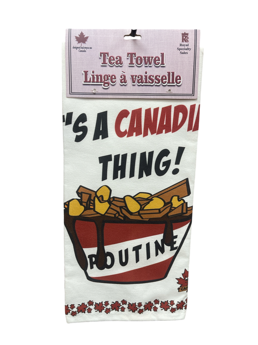 Canada Poutine Tea Towel