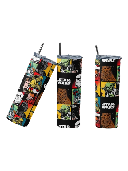 Star Wars Classic Space Collage Movie Inspired Tumbler
