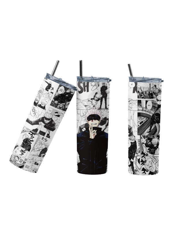 Jujitsu Kaisen Gojo Blindfold Anime Inspired Tumbler