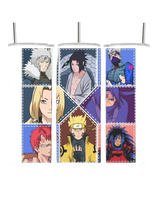 Naruto Simple Square Character Anime Collage Tumbler