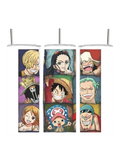 Op Pirate Grid Collage Manga Anime Cartoon Tumbler