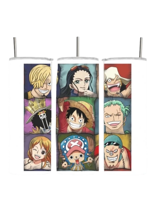 Op Pirate Grid Collage Manga Anime Cartoon Tumbler
