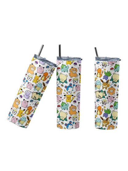 Cute Poke Collage Anime Video Game TV Inspired Tumbler