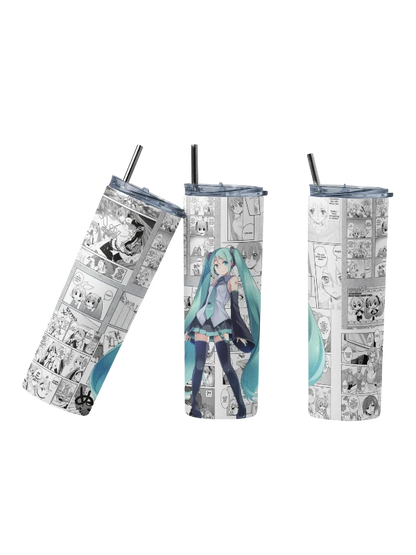 Miku Anime Inspired Tumbler