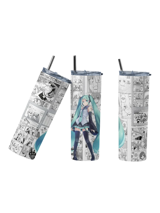 Miku Anime Inspired Tumbler
