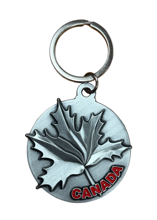 Canadian Maple Leaf Keychain