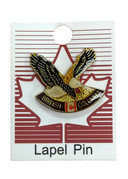 British Columbia Eagle Lapel Pin