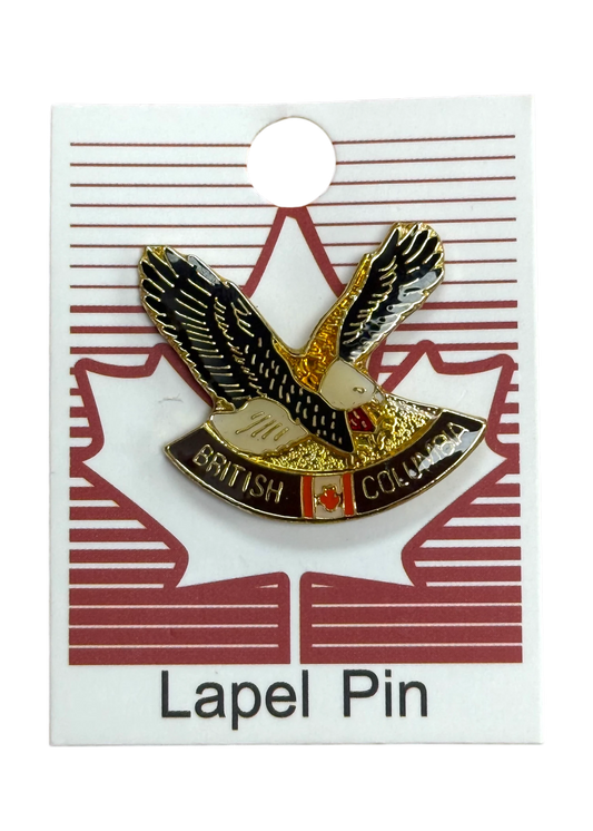 British Columbia Eagle Lapel Pin