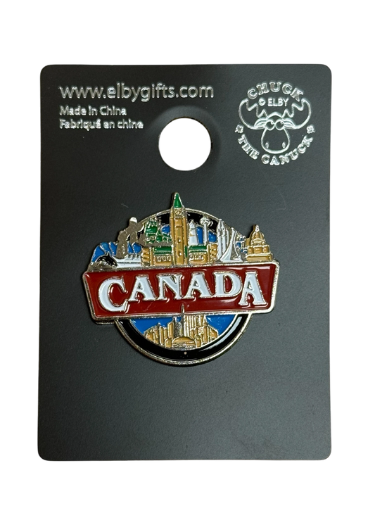 Canada Landmark Souvenir Pin