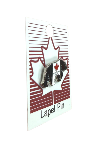 British Columbia Canada Bear Lapel Pin