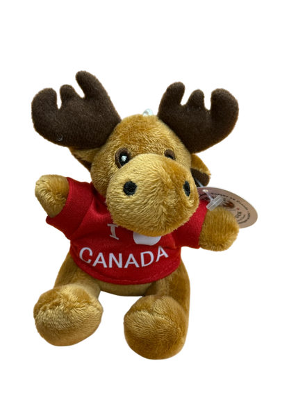 Canada Moose Plush Keychain