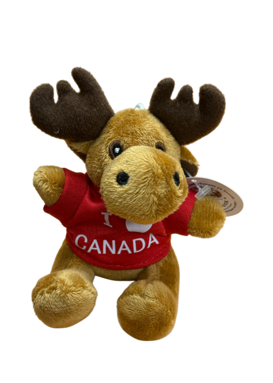 Canada Moose Plush Keychain