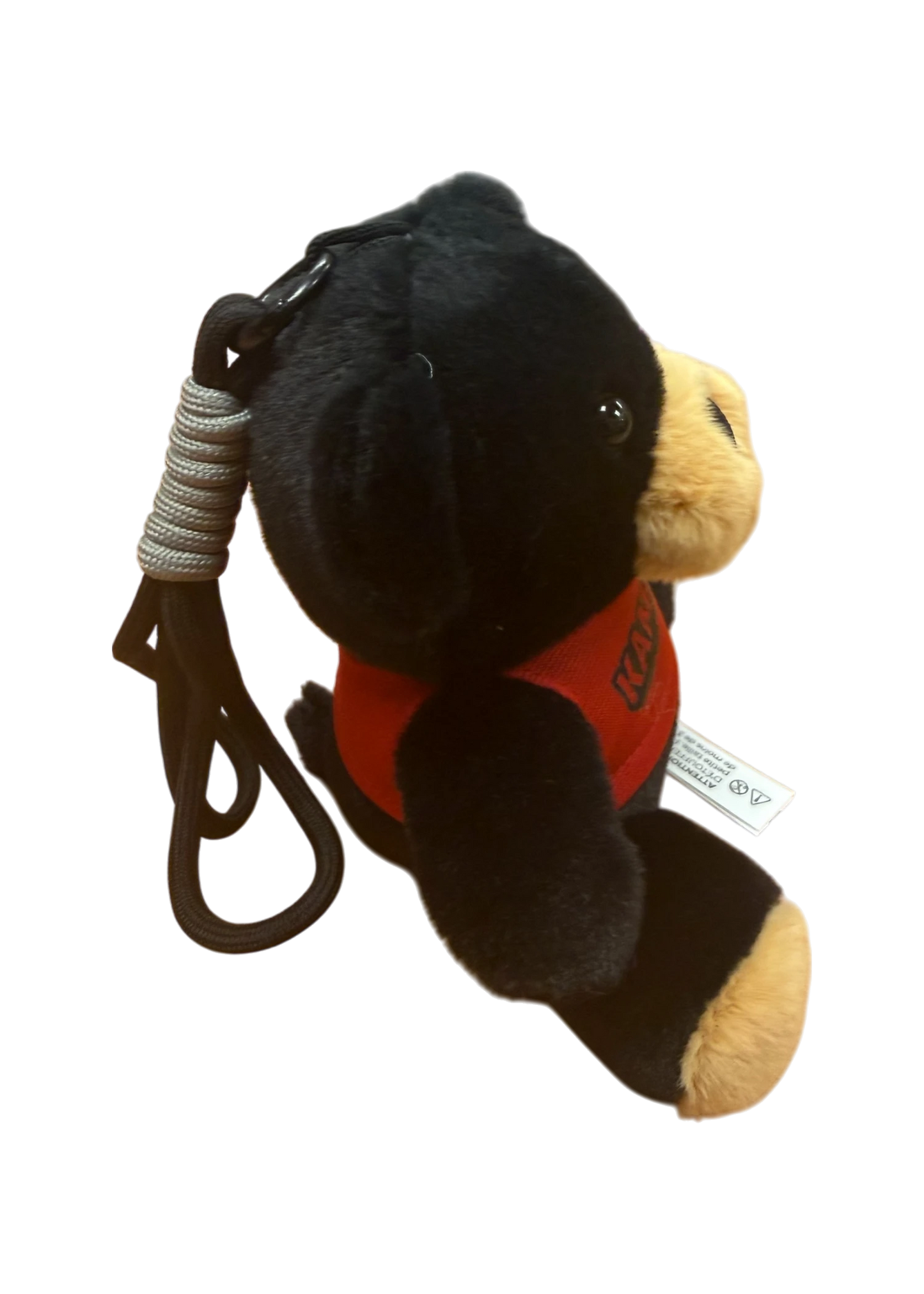 Kamloops Bear Plush Keychain (Red Tee)