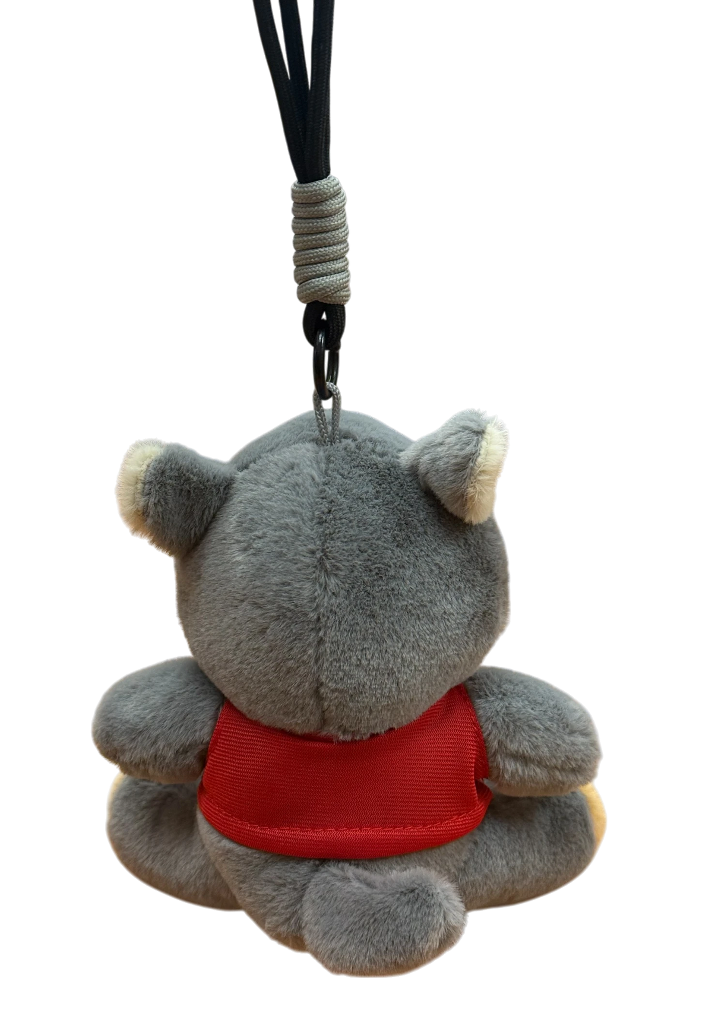 Kamloops Wolf Plush Keychain (Red Tee)