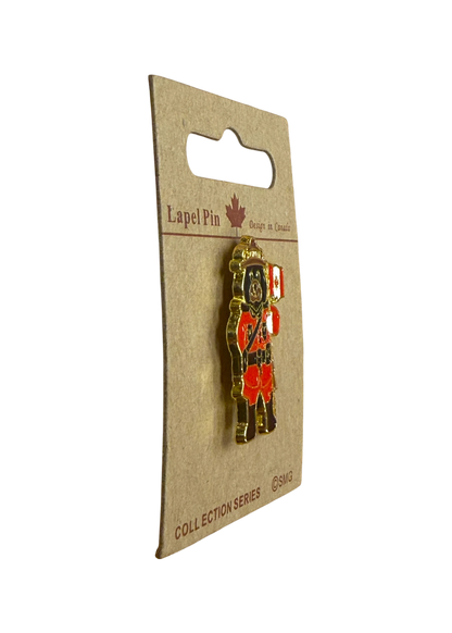 Canadian Bear RCMP Lapel Pin