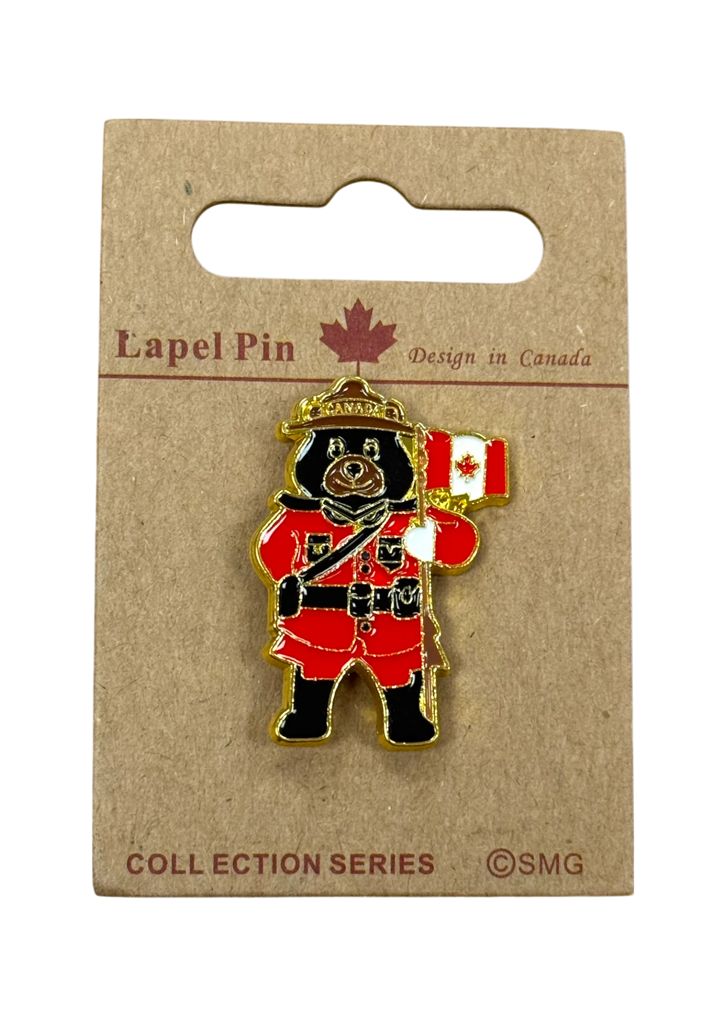 Canadian Bear RCMP Lapel Pin