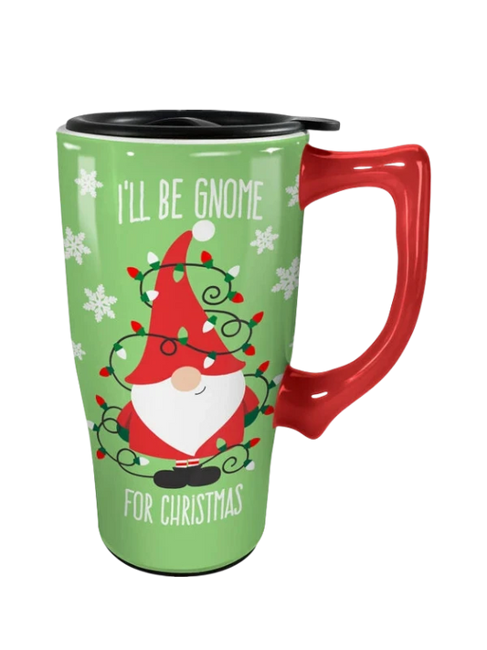 Christmas Gnome Travel-Mug Coffee Cup