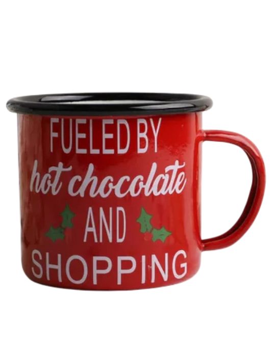 Christmas Enamel Mug