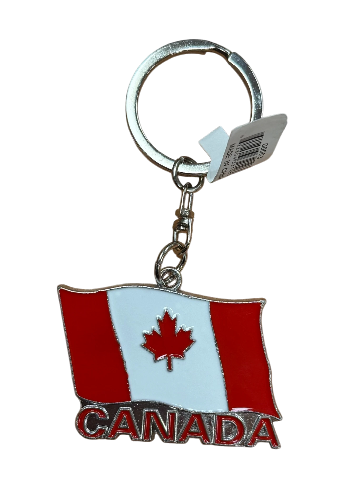 Canadian Flag Keychain
