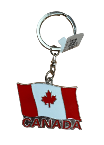 Canadian Flag Keychain