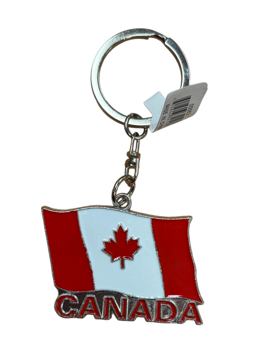 Canadian Flag Keychain