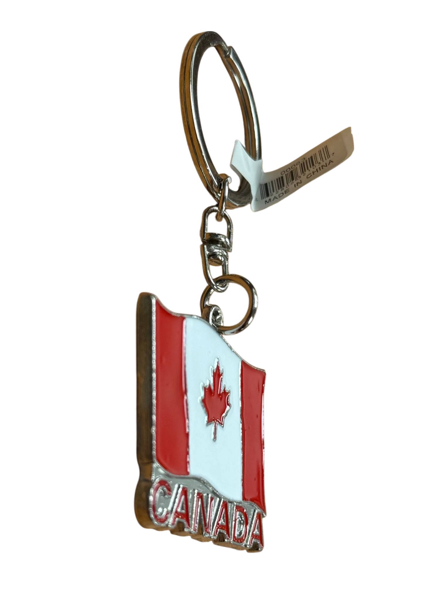 Canadian Flag Keychain