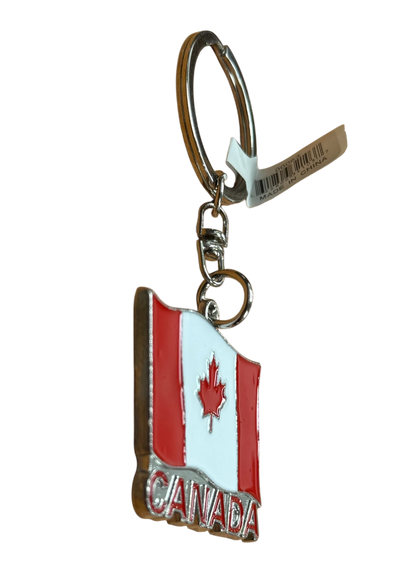 Canadian Flag Keychain