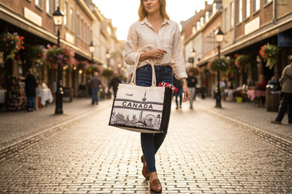 Canada Skyline Tote Bag