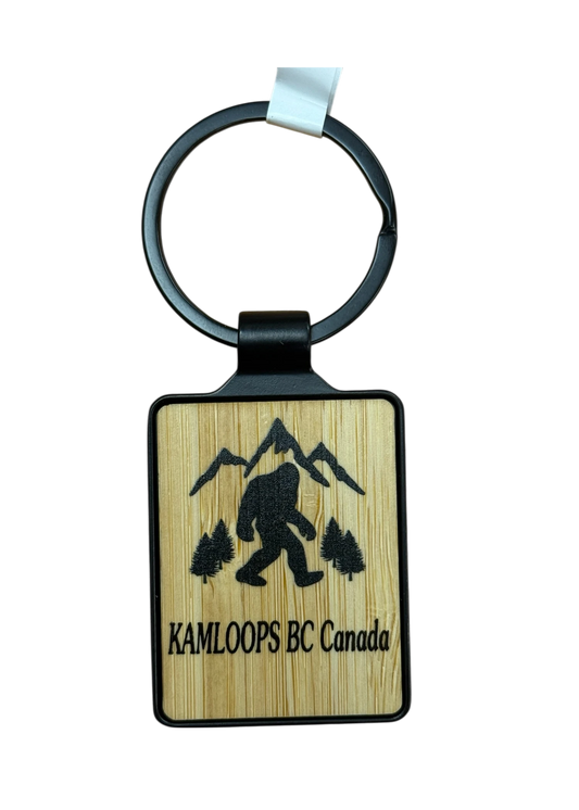 Kamloops Bigfoot Keychain