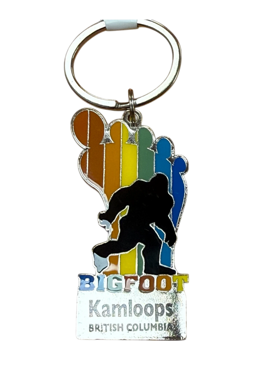 Kamloops Bigfoot Keychain
