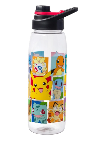 Pokémon Water Bottle w Screw-On Lid