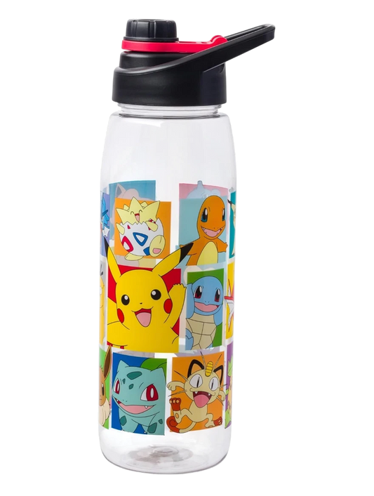 Pokémon Water Bottle w Screw-On Lid