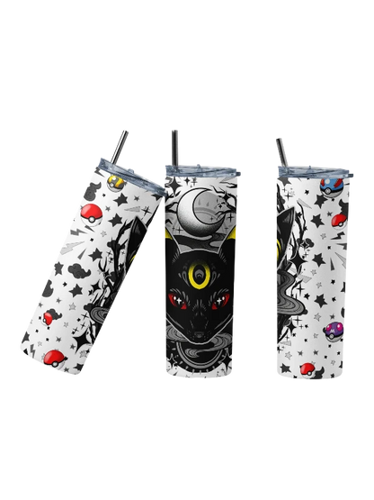 Umbreon Pokeball Anime Video Game TV Inspired Tumbler