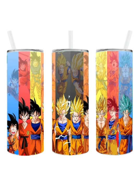 DBZ Collage Anime Inspired Tumbler