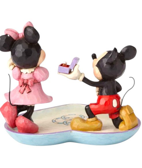 Mickey Proposing to Minnie Ring Dish