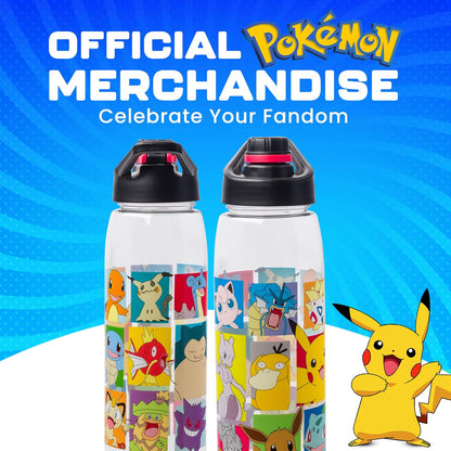 Pokémon Water Bottle w Screw-On Lid