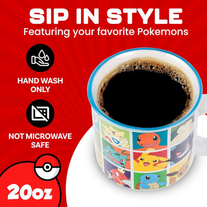 Pokemon Character Grid Camper Mug