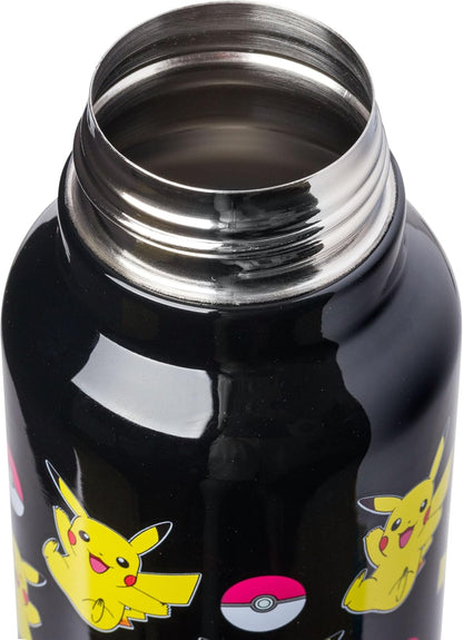 Pikachu Stainless Steel Water Bottle with Strap