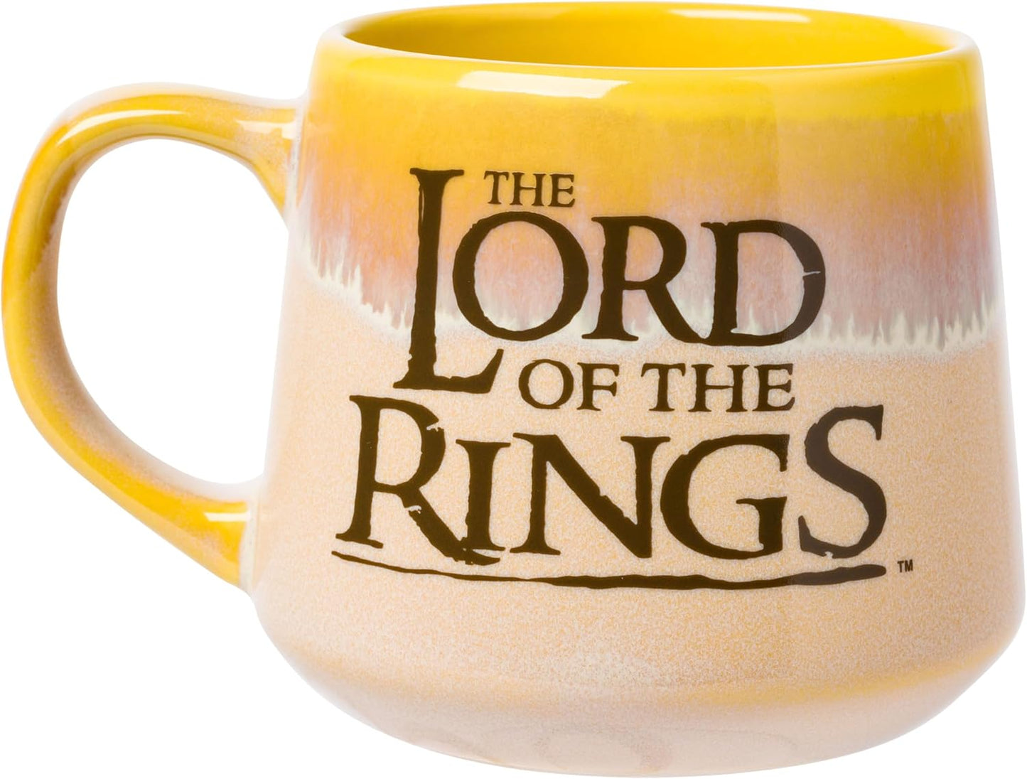 The Lord of the Rings Not All Who Wonder are Lost Reactive Glaze Tapered Pottery Mug