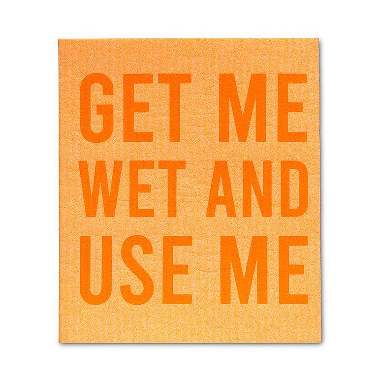 Funny Text Dishcloths. Set of 2