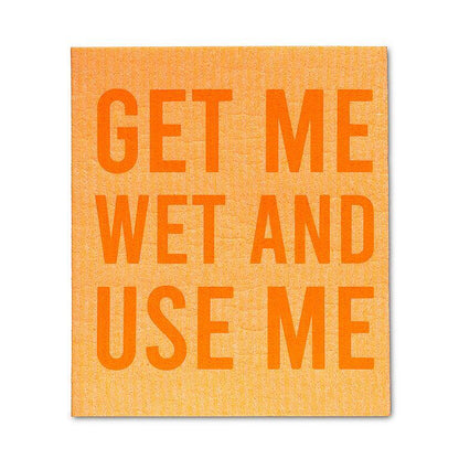 Funny Text Dishcloths. Set of 2