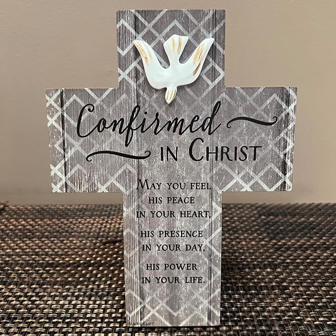 Confirmed In Christ Wood Cross