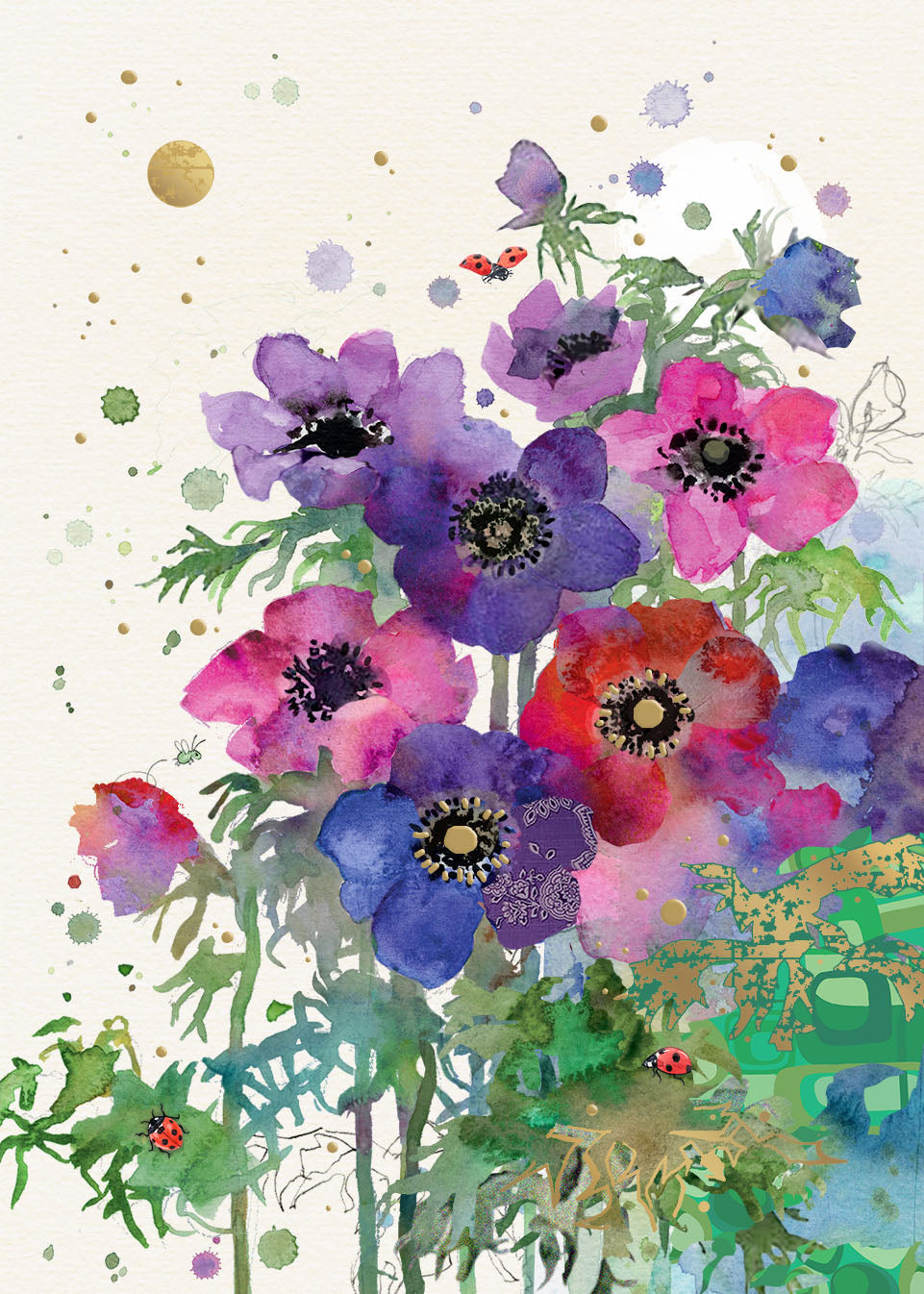 Bug Art Anemones Card