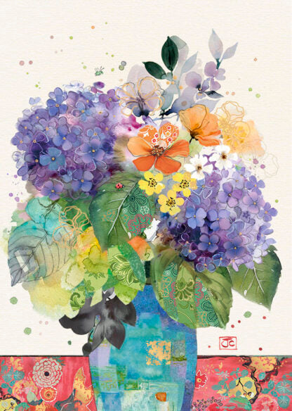 Bug Art Hydrangeas Card