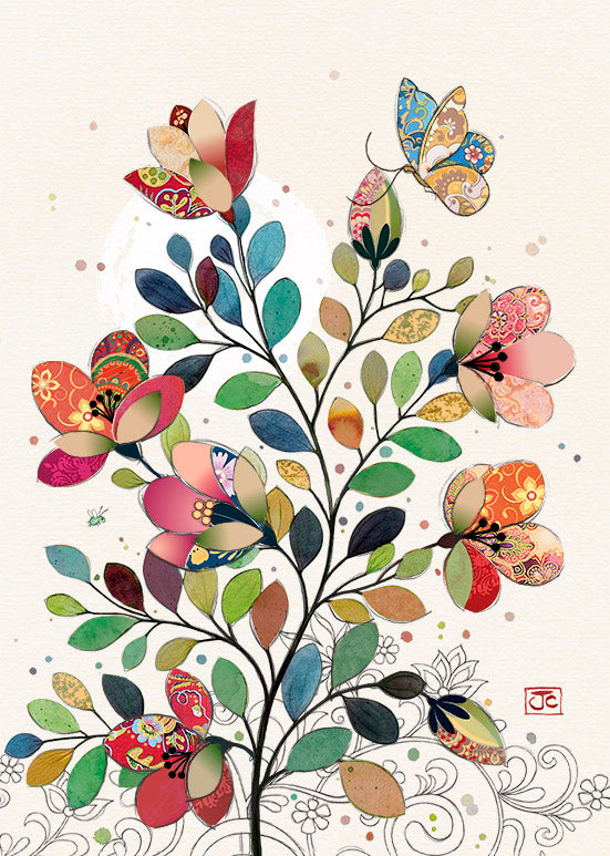 Bug Art Exotic Bush Card